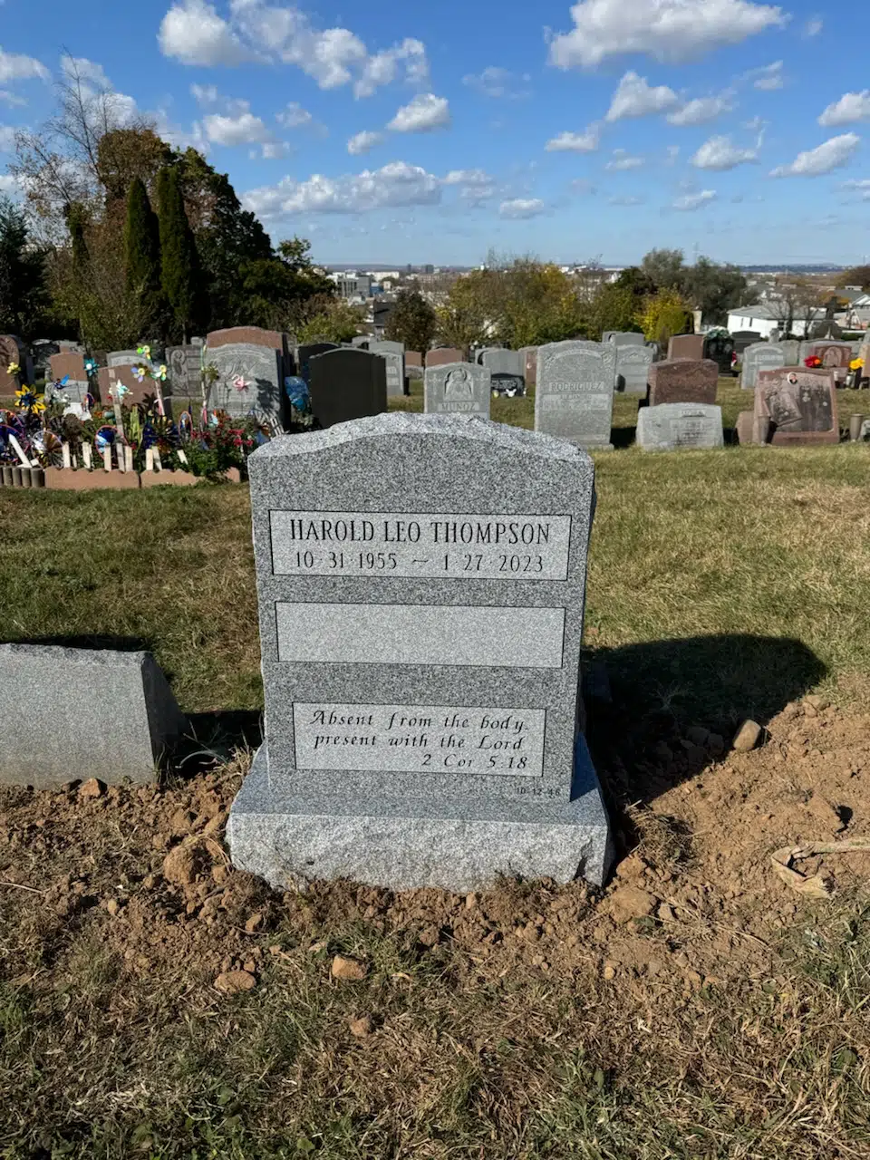 Granite Memorial Bench hand-carved by NJ Cemetery Benches in NJ — image 8